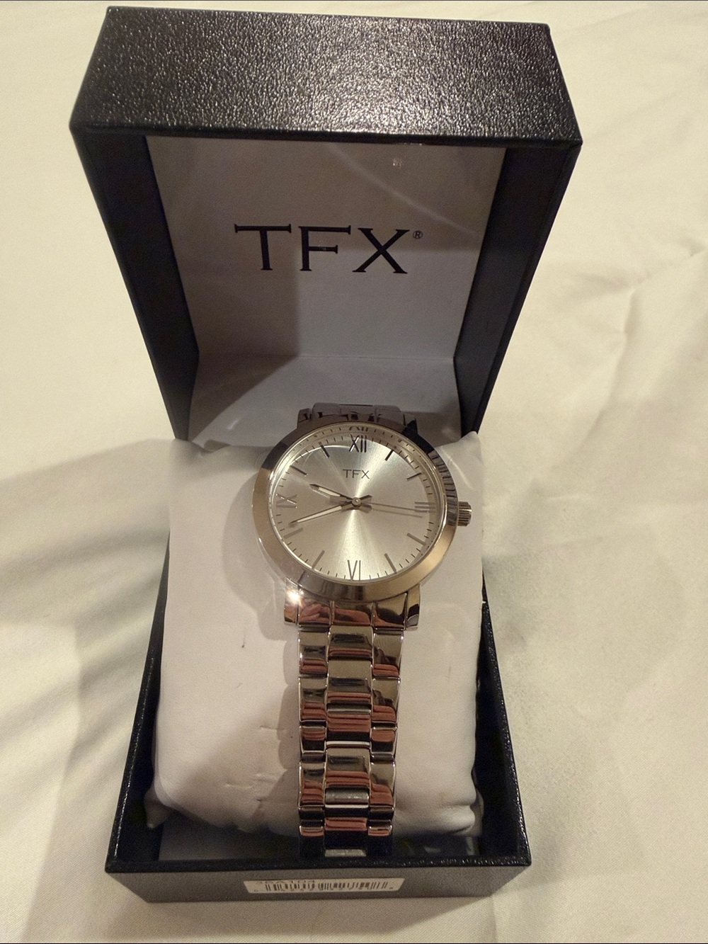 Men's Silver Stainless Steel Bracelet Watch